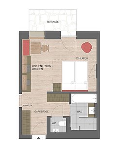 Ferienwohnung Hinterstoder / Appartement für 2 Personen